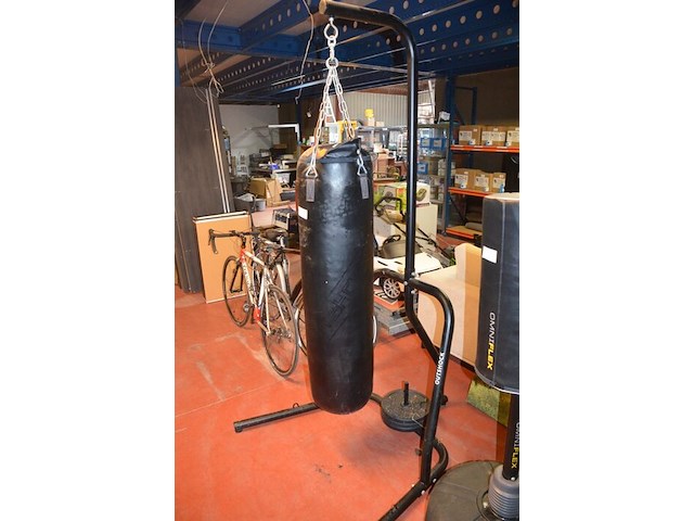 Boxzak aan steun met 30kg gewichten outshock - afbeelding 2 van  6