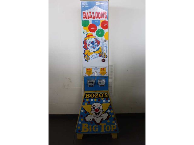 Bozo - big top - vintage ballonautomaat - afbeelding 2 van  6