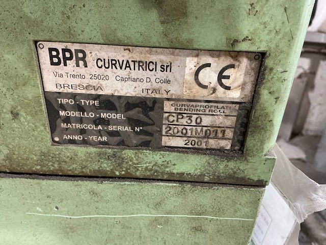 Bpr cp40 profielbuigmachine - afbeelding 3 van  5