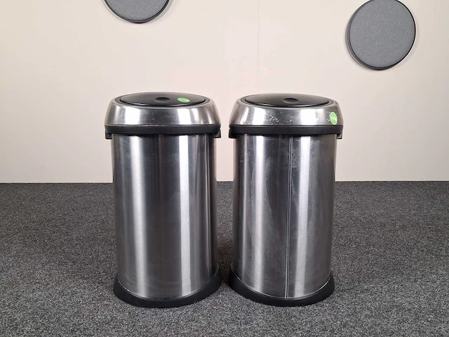 Brabantia - push bin - afvalemmers & prullenbakken (2x) - afbeelding 1 van  5