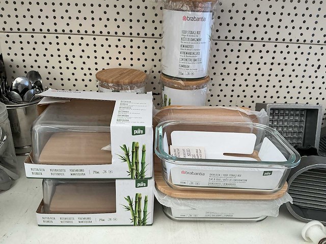 Brabantia boterpotjes en bewaarpotjes (7x) - afbeelding 1 van  1