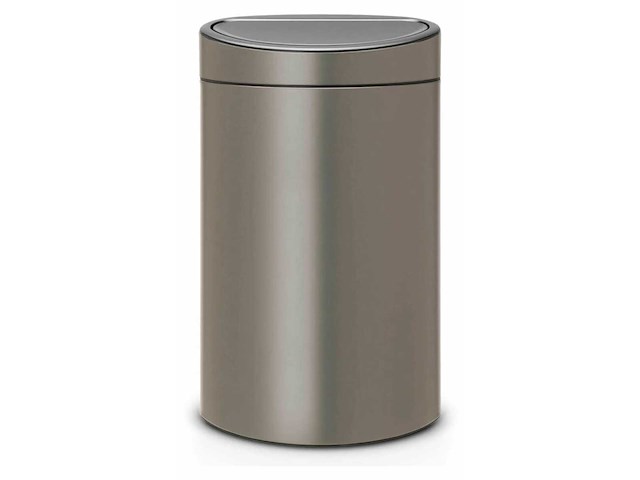 Brabantia touch bin recycling bin - 10+23 l - platina - afbeelding 1 van  4