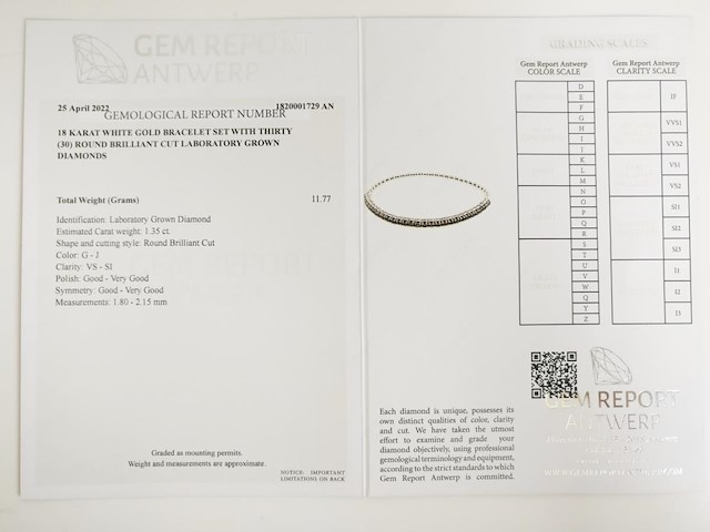 Bracelet 1.35ct - afbeelding 6 van  6