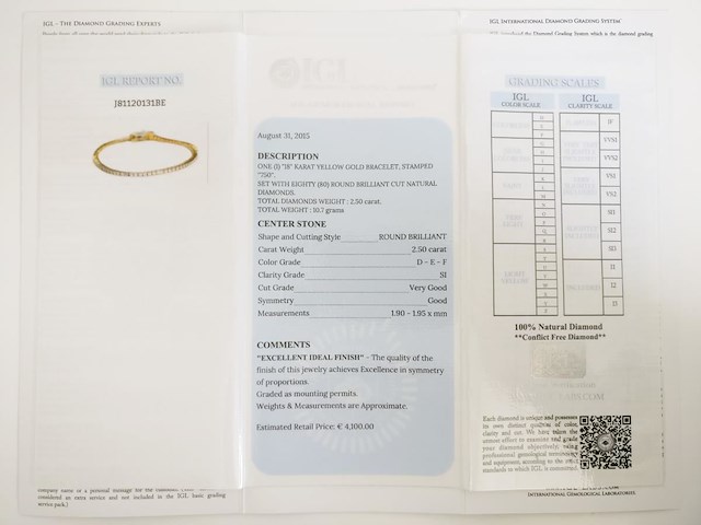 Bracelet diamond - afbeelding 5 van  5