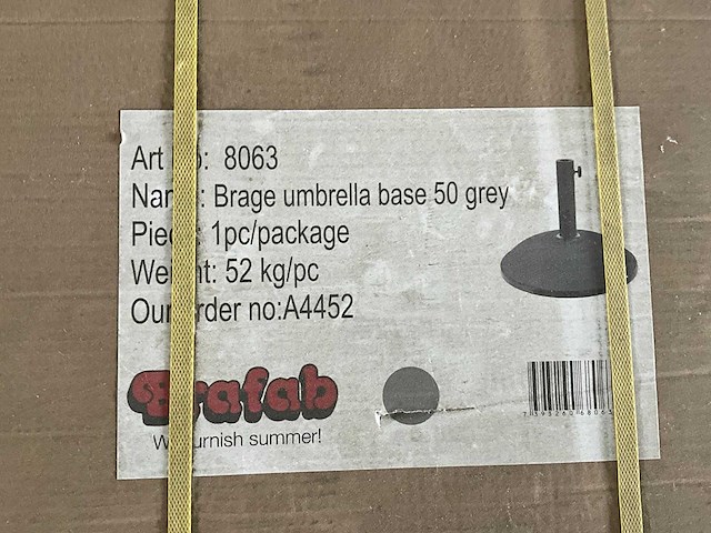 Brafab diverse parasolvoet (7x) - afbeelding 2 van  5