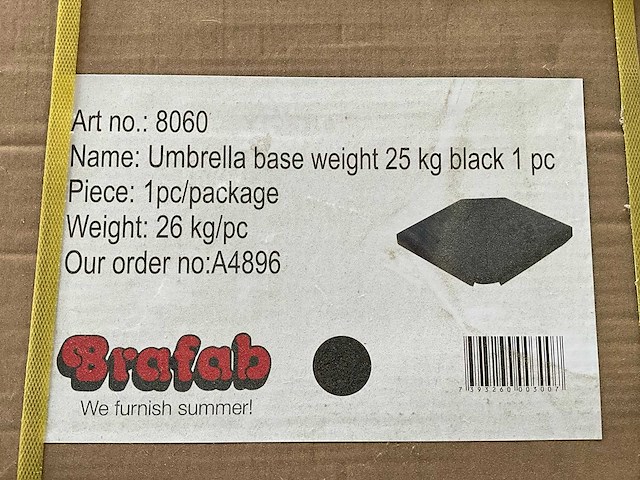 Brafab diverse parasolvoet (7x) - afbeelding 4 van  5