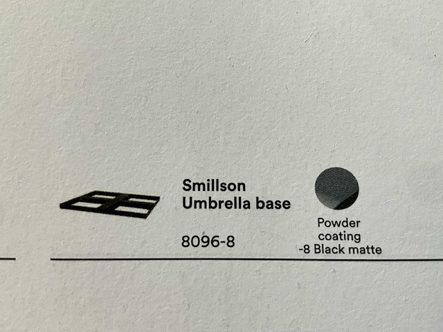 Brafab smillson parasolvoetbasis (3x) - afbeelding 4 van  4