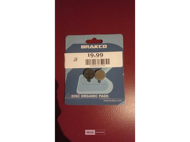 Brakco remblokken bp-23 organisch voor alhonga sng - afbeelding 1 van  1