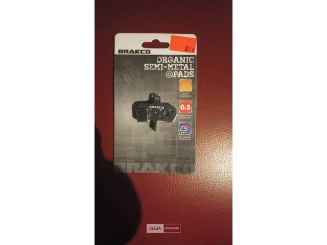 Brakco remblokken bp-44 organisch voor avid elixir - afbeelding 1 van  1