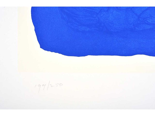 Bram bogart - blauw - zeefdruk - afbeelding 3 van  4