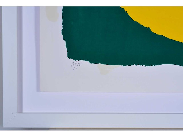 Bram bogart - grote kleurenzeefdruk - ingelijst - afbeelding 6 van  11