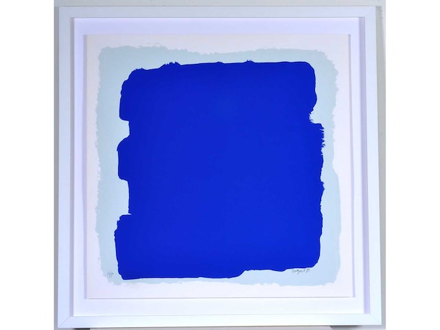 Bram bogart - grote kleurenzeefdruk - ingelijst - afbeelding 1 van  10