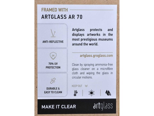 Bram bogart - grote kleurenzeefdruk - ingelijst - afbeelding 2 van  10