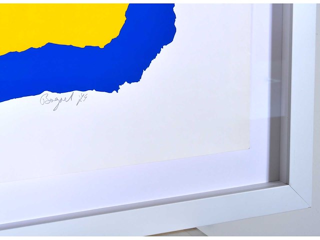 Bram bogart - grote kleurenzeefdruk - ingelijst - afbeelding 9 van  10