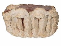 Bram bogart (1921-2012), 'witbruin', nr. 10, febr. 1975, 1/1, mixed media 45 x 34 cm. (17.71 x 13.39 in.) - afbeelding 7 van  11