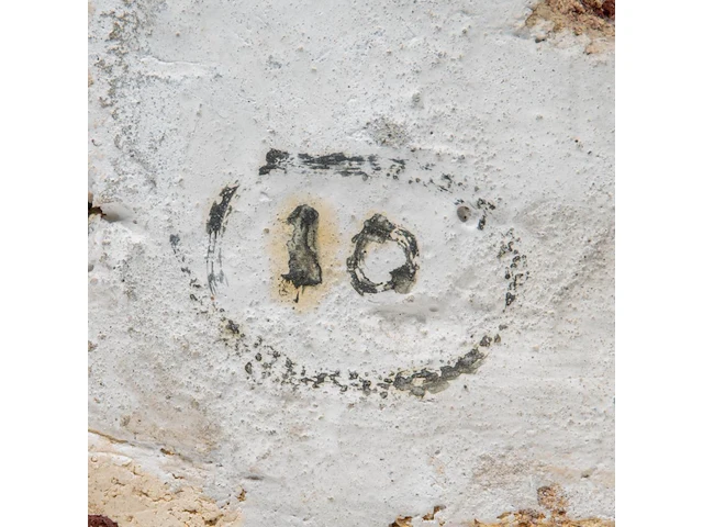 Bram bogart (1921-2012), 'witbruin', nr. 10, febr. 1975, 1/1, mixed media 45 x 34 cm. (17.71 x 13.39 in.) - afbeelding 11 van  11