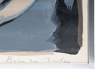 Bram van velde (1895-1981), abstract composition, lithograph, n° 146/300 48 x 65 cm. (18.89 x 25.58 in.), frame: 50 x 67 cm. (19.67 x 26.37 in.) - afbeelding 4 van  5