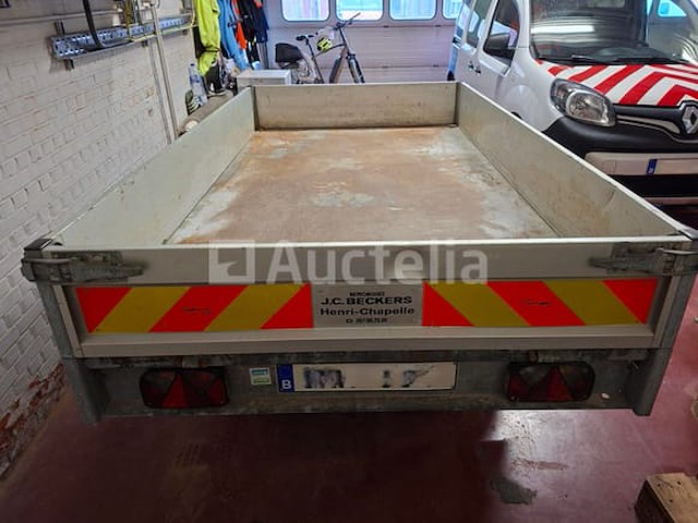 Brand dubbelassige geremde aanhanger (xlg0pkc20ao427090) - afbeelding 1 van  10