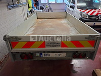 Brand dubbelassige geremde aanhanger (xlg0pkc20ao427090) - afbeelding 1 van  10