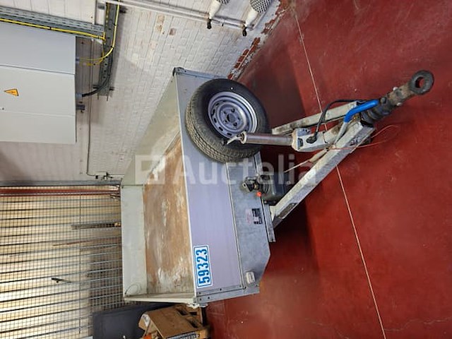 Brand dubbelassige geremde aanhanger (xlg0pkc20ao427090) - afbeelding 3 van  10