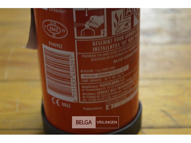 Brandblusser 1kg - afbeelding 2 van  2