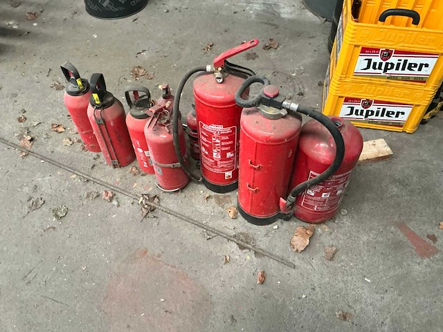 Brandblusser (9x) - afbeelding 1 van  3
