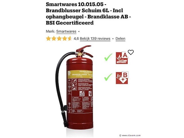 Brandblusser - afbeelding 1 van  2