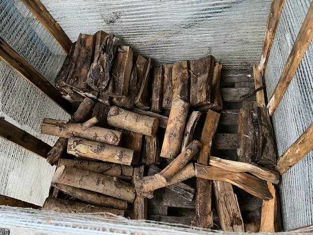 Brandhout + bak - afbeelding 1 van  2