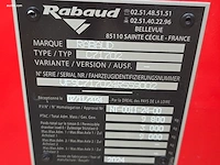 Brandhoutprocessor / zaag-kloofmachine rabaud-... - afbeelding 5 van  68