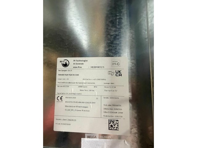 Brandklep cu-lt - afbeelding 4 van  4