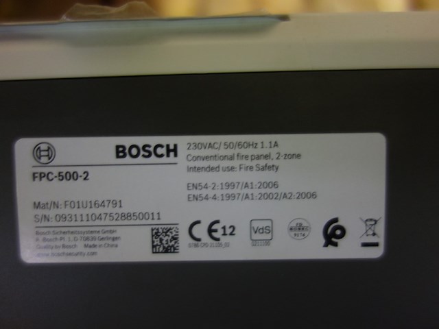Brandmeldcentrale bosch - afbeelding 3 van  3