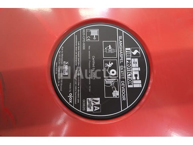 Brandslang met sicli wandmontere slangspoel - afbeelding 2 van  5