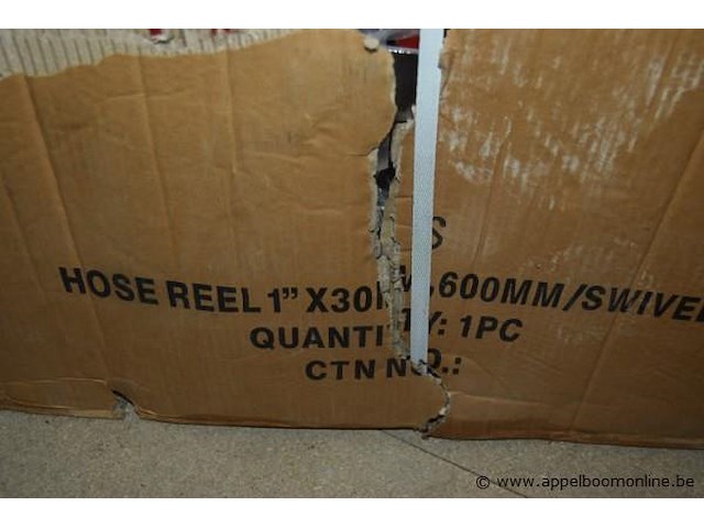 Brandslanghaspel, 1" x 30m, 600mm, met zwenkarm - afbeelding 2 van  2