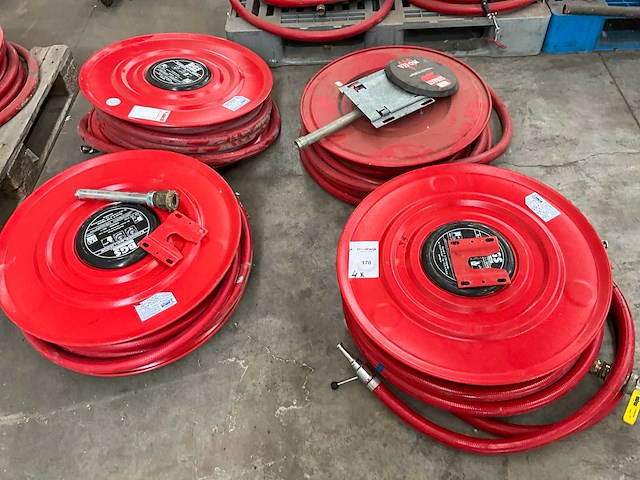 Brandslanghaspel (4x) - afbeelding 1 van  5