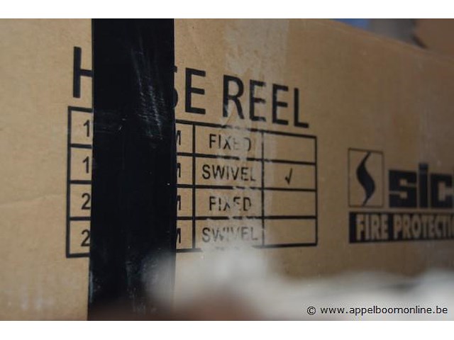 Brandslanghaspel, sic - afbeelding 2 van  2