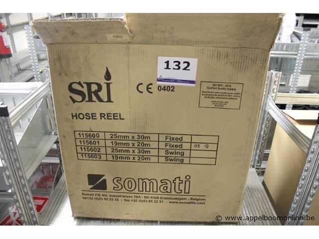 Brandslanghaspel somati - afbeelding 1 van  1