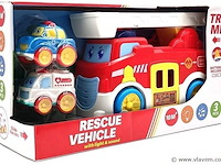 Brandweerwagen set - afbeelding 1 van  4
