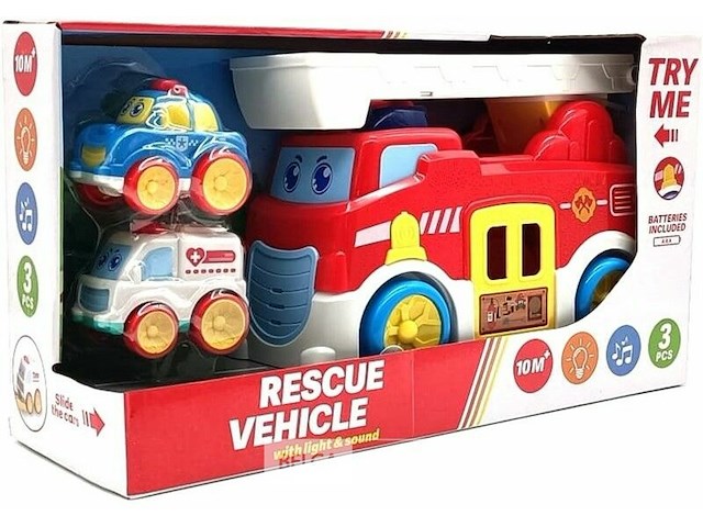 Brandweerwagen - afbeelding 1 van  4