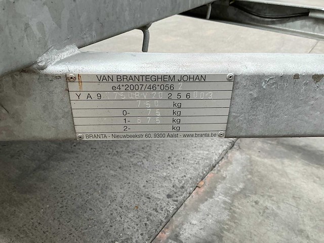 Branta motor aanhangwagen - afbeelding 2 van  11