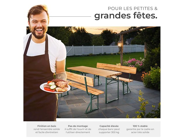 Brasserietafel en bankset - afbeelding 5 van  8