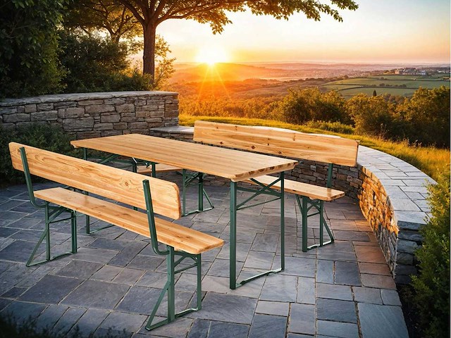 Brasserietafel en bankset - afbeelding 1 van  8