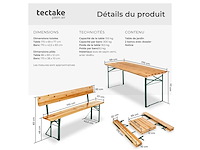 Brasserietafel en bankset - afbeelding 6 van  8