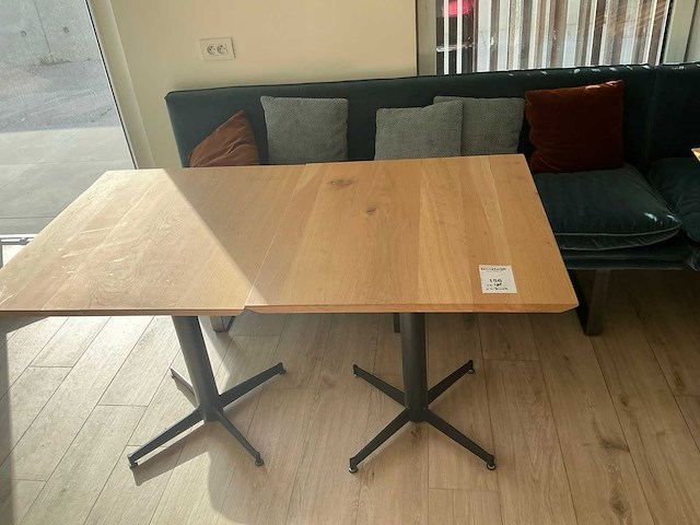 Brasserietafel met zitbank (2x) - afbeelding 1 van  5