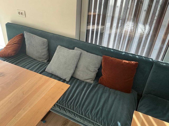 Brasserietafel met zitbank (2x) - afbeelding 4 van  5