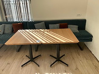 Brasserietafel met zitbank (2x) - afbeelding 1 van  5