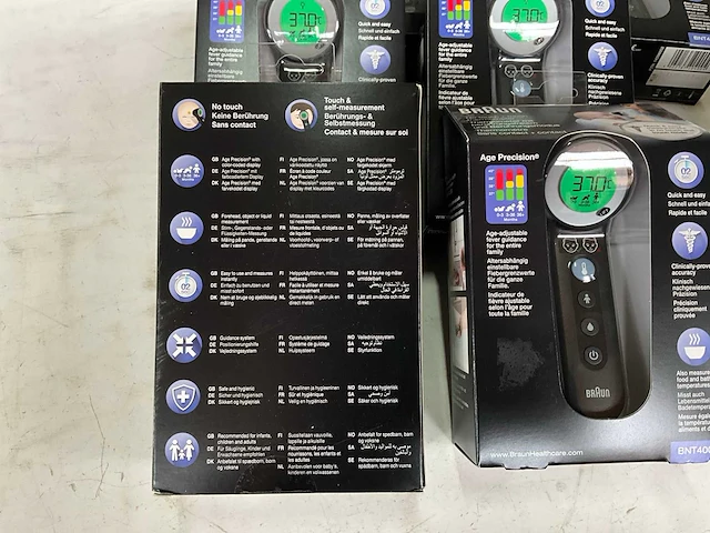 Braun bnt400b age precision no touch + touch thermometer (10x) - afbeelding 4 van  5