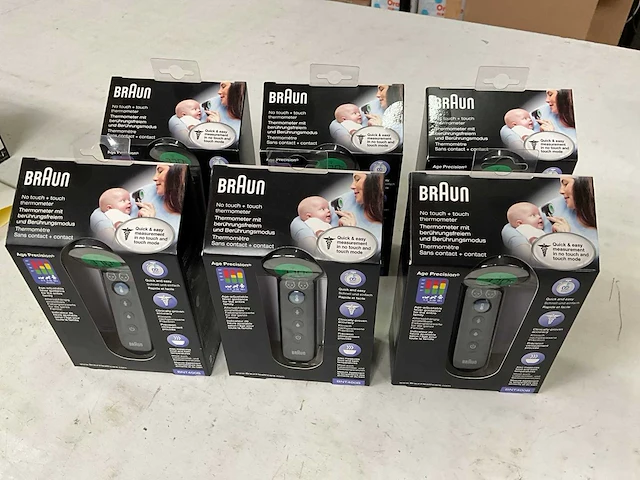 Braun bnt400b age precision no touch + touch thermometer (6x) - afbeelding 2 van  5
