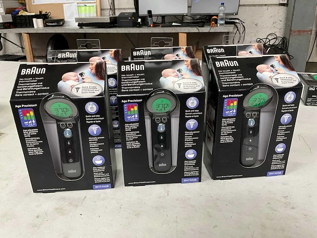 Braun bnt400b age precision no touch + touch thermometer (6x) - afbeelding 1 van  5