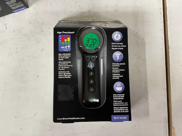 Braun bnt400b age precision no touch + touch thermometer (6x) - afbeelding 3 van  5