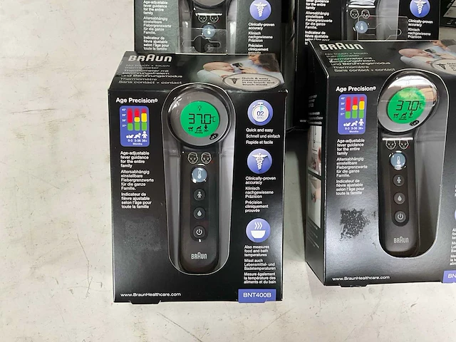 Braun bnt400b age precision no touch + touch thermometer (9x) - afbeelding 3 van  5